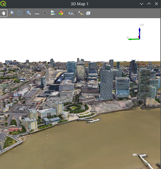 3D tiles from Google in QGIS