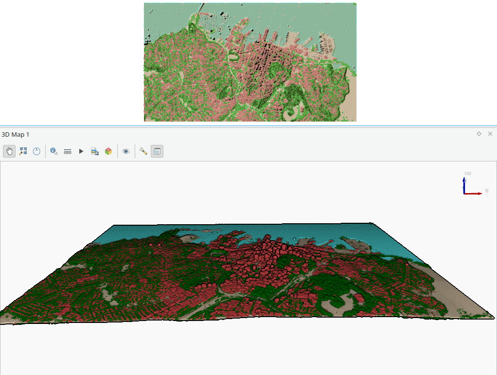 Limiting 3D map extent